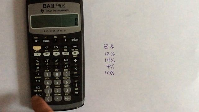 BAII Plus Calculator Tutorial: nth Root (for Geometric Mean) смотреть онлайн