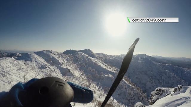 между Лысой и тригопунктом / Александровск-Сахалинский / SkiTouringRussia / снаряжение зимний поход смотреть онлайн