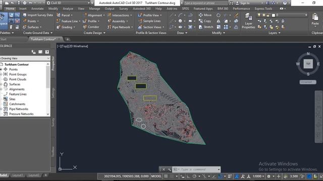 38 How to Trim or Hide Surface Contour Inside and Outside of Boundary in AutoCAD Civil 3D смотреть онлайн