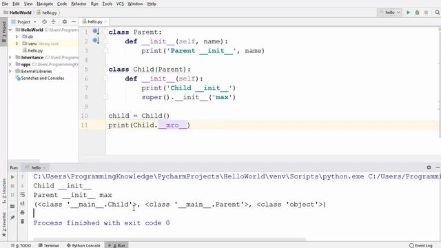 Python Tutorial for Beginners 32 - Python super() смотреть онлайн