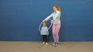 Урок №66 | Работа с обручем для детей. Художественная гимнастика. Обруч в художественной гимнастике