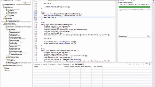 [LD] Conway's Game of Life #18 - Game Loop - Mockito inOrder | Let's Develop смотреть онлайн