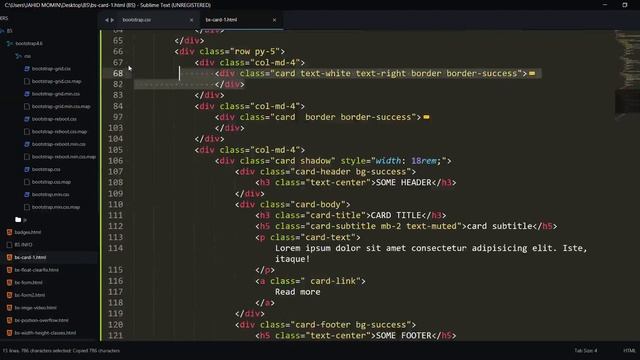 BS Cards | Masonry Layout | All About Cards | Responsiveness | Bootstrap 4.6 | Jahid Momin | India смотреть онлайн