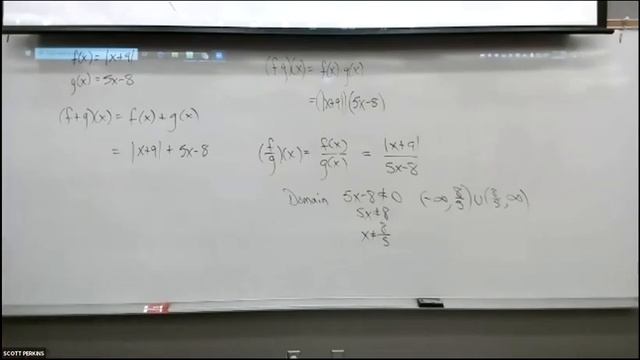 Operations on Functions and Function Composition смотреть онлайн