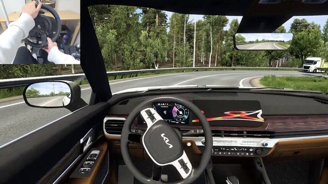 2024 KIA Telluride - Euro Truck Simulator 2 [Steering Wheel Gameplay] смотреть онлайн