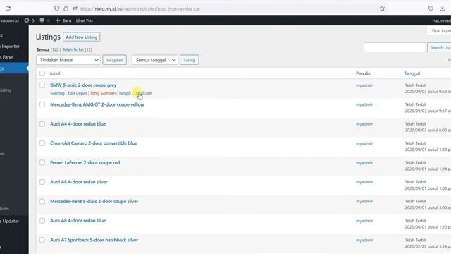 TUTORIAL STEP BY STEP CARA HOW TO BUILD DOWNLOAD WEB CAR DEALER USING WORDPRESS THEME VEHICA(EDO9) смотреть онлайн