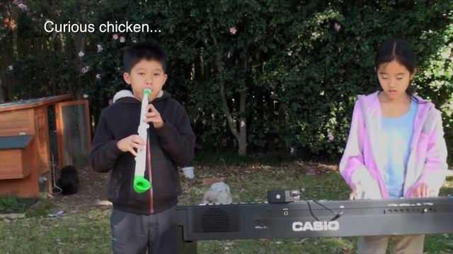 Waltzing Matilda in the backyard with a Nuvo Jsax смотреть онлайн