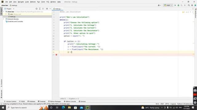 Ohm's Law Calculation with Python Programming смотреть онлайн