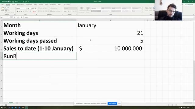 How to calculate monthly run rate in Microsoft Excel using different assumptions смотреть онлайн