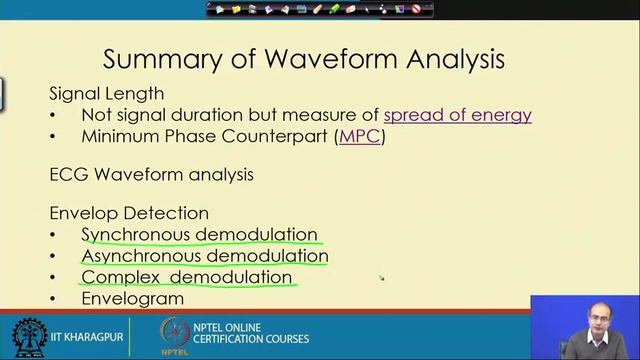 Lecture 33 : Waveform Analysis (Contd.) смотреть онлайн