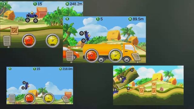 Monster truck | Car Driving Games | Monster Truck Hill Stunt 3D | Game for Kids смотреть онлайн