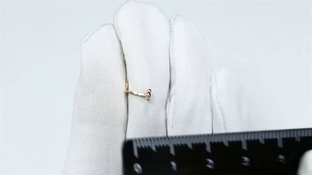 Золотой пирсинг в нос SOKOLOV с бриллиантом 1060007 смотреть онлайн