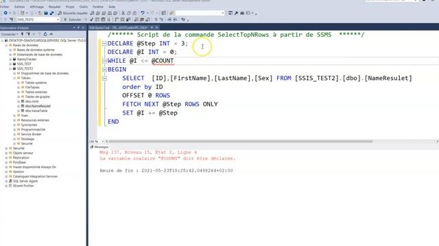 ETL - SSIS 16 : OFFSET FETCH NEXT In SSIS (1) смотреть онлайн