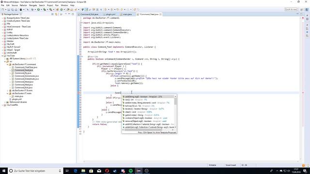 Minecraft Feed Plugin Programmieren 1.12 Deutsch | Nie wieder Hunger смотреть онлайн