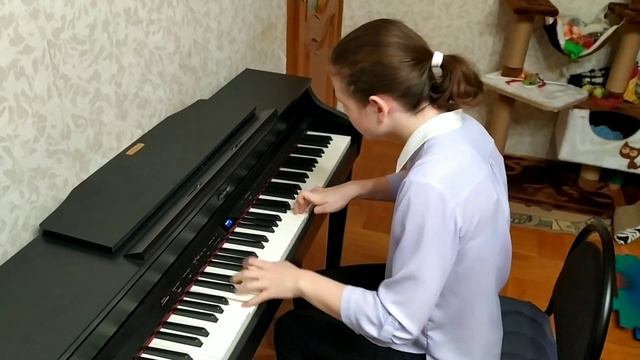 И.С.Бах. Двухголосная инвенция соль-минор.(BWV 782)Петрова Евгения ,5 класс. смотреть онлайн