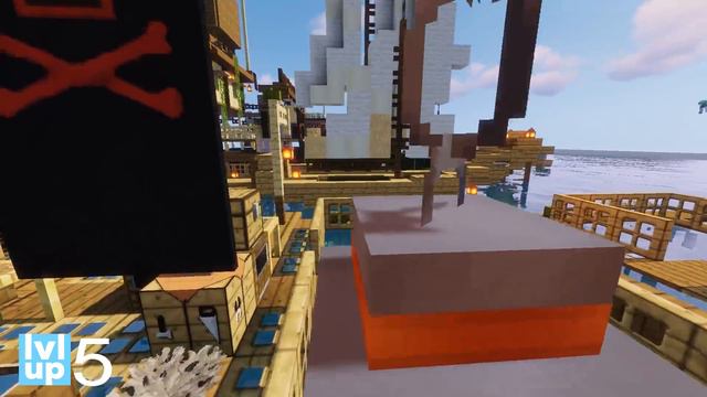 Minecraft Ocean Village | 7 Upgrades Series (5x5 System) смотреть онлайн