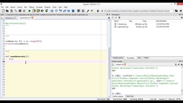 Generators in Python смотреть онлайн
