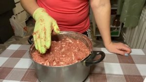 Колбаса "Московская" варено-копченая. Домашний рецепт.