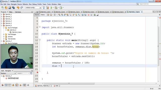 17. Programación en Java || Operadores || Ejercicio - Calcular semanas, días y horas смотреть онлайн