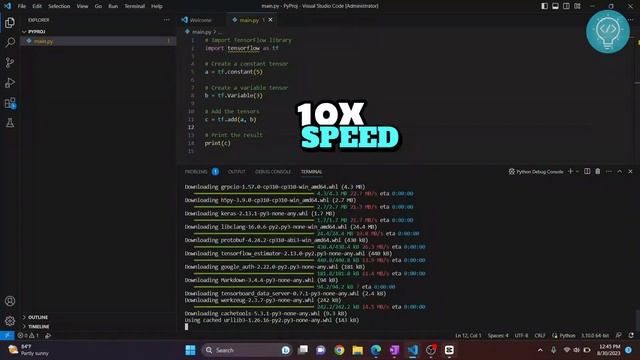 How to Install Tensorflow in Visual Studio Code | Tensorflow in VSCode (2023) смотреть онлайн