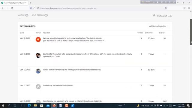 Fiverr Buyer request Reply bangla tutorial 2022-How to reply fiverr buyer request by ETB! смотреть онлайн