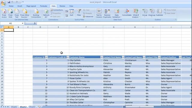 Import data into excel from oracle , access using odbc смотреть онлайн