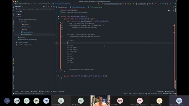 Webinar Java | Stream API by Andrey Masiero (Inglês) смотреть онлайн