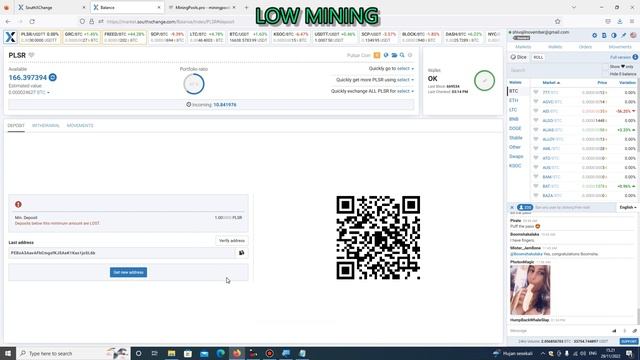 Mining Pulsar, CPU Mining PLSR Coin