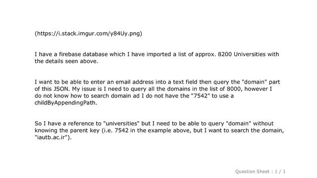 iOS : Firebase: Swift - Query value in child node without knowing the parent key смотреть онлайн