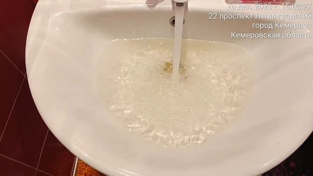 Грязная горячая вода на пр. Ленинградский, 22 (26.12.2023) смотреть онлайн