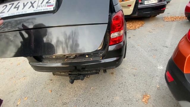 Дымящий SsangYong Rexton смотреть онлайн