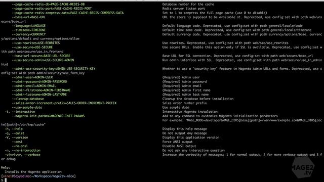 1.2.5 Installing Magento with the command line | Installing Magento смотреть онлайн