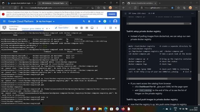 NCD1221H015 CH RAJA SURENDRA 22 01 2022 DOCKER TASK14 смотреть онлайн