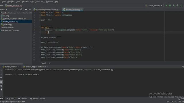 Python GUI with Tkinter 8 - Creating Message box смотреть онлайн