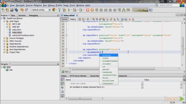 Creating a PrimeFaces Webpage | packtpub.com смотреть онлайн