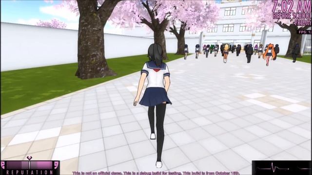 SENPAI HAVE A CRUSH ON YANDERE CHAN Yandere Simulator смотреть онлайн