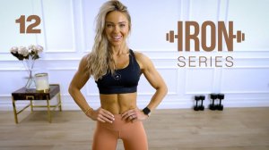 Caroline Girvan - IRON Series 30 Min Upper Body Chest and Triceps Workout _ 12