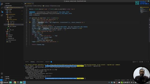 Tag Generation Python Project | AI ML DL Project | Final Year Project смотреть онлайн