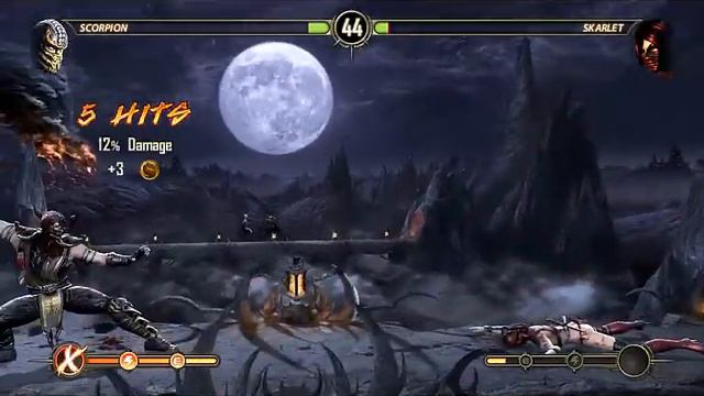 Mortal Kombat 9_ Scorpion VS Skarlet #3 смотреть онлайн