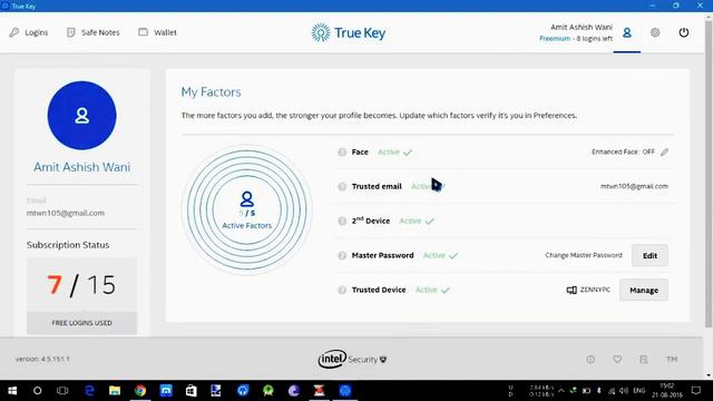 True Key by Intel Demo & Review on Windows & Android - Best Password Keeper? смотреть онлайн