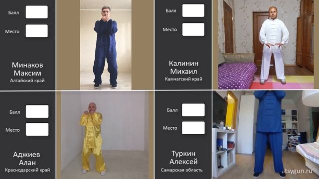 У Цинь Си. Мужчины 45 лет и старше. Чемпионат по Оздоровительному Цигун. смотреть онлайн