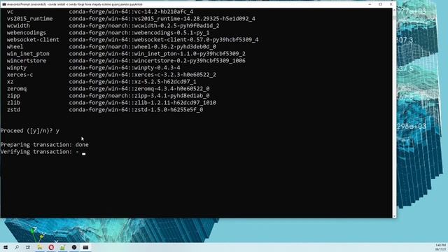 How to install Python geospatial libraries (Gdal, Fiona, Rasterio, etc) under a Conda Env in Window смотреть онлайн