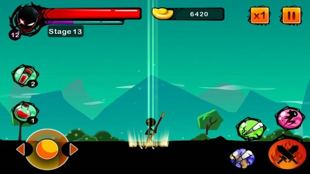 Stickman Shost: Ninja Warrior Action Offline Game - Stage 15 Walkthrough Part 2 смотреть онлайн