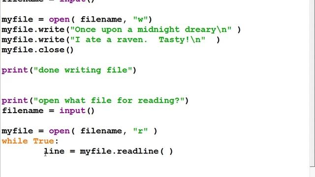 CIT1113#3145 Lecture April 20 2017 (Python File IO) смотреть онлайн