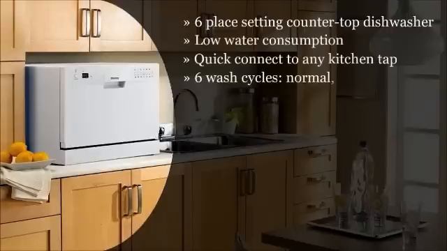 Danby Countertop Portable Dishwasher смотреть онлайн