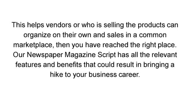 Newspaper Magazine Clone Script смотреть онлайн