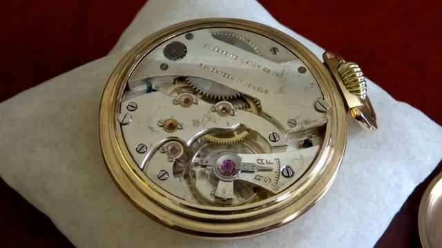 Vintage Crosby 10K Rolled Gold Plate 17-Jewels Swiss Size 16s Pocket Watch смотреть онлайн