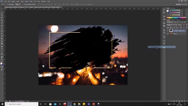 Create Brush Stroke Effect in any Picture | Easy Photoshop Tutorial смотреть онлайн