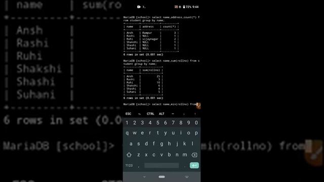 MySQL group by clause смотреть онлайн