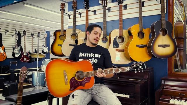 Epiphone Hummingbird Pro смотреть онлайн